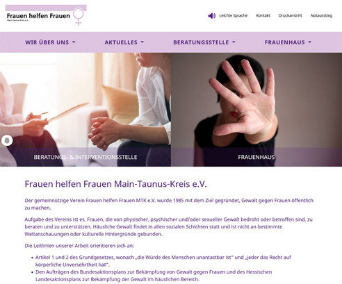 Frauen helfen Frauen Main-Taunus-Kreis e. V. Frauen helfen Frauen Main-Taunus-Kreis e. V.