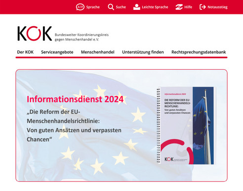 KOK - Bundesweiter Koordinierungskreis gegen Menschenhandel e.V. KOK - Bundesweiter Koordinierungskreis gegen Menschenhandel e.V.