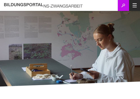 Bildungsportal NS-Zwangsarbeit
